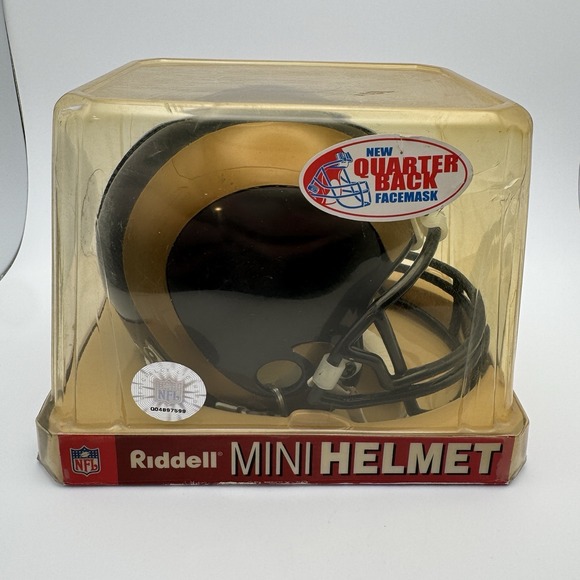 riddell Other - St. Louis Rams Throwback Riddell NFL Football Mini Helmet Quarterback Face mask